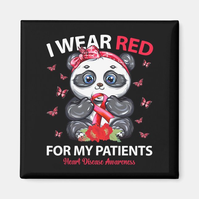 Íman Eu Visto Vermelho Para Os Meus Pacientes Sensibili (Frente)