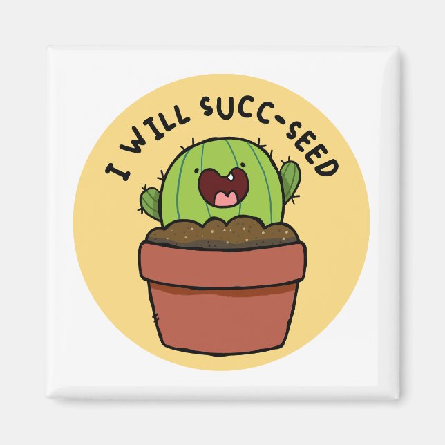 Íman Eu Vou Arranjar O Ímã De Arma Positivo Do Cactus (Frente)