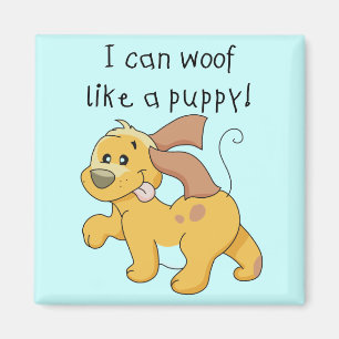 Íman Eu Woof gosto do camiseta e dos presentes de um fi