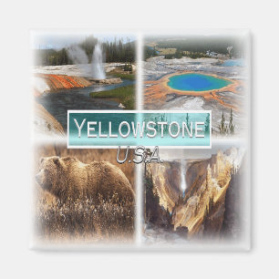 Íman EUA0149 América, Estados Unidos, Yellowstone, Frid