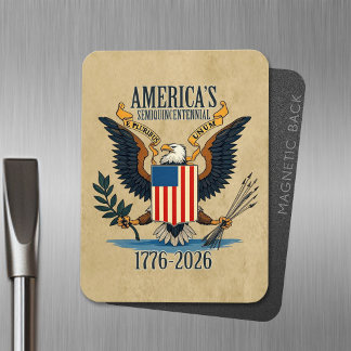 Íman EUA 250 - 1776-2026 - Vintage Eagle Casaco of Arms