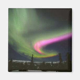 Íman EUA, Alaska, Chena Hot Primaveras. Aurora 2
