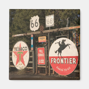 Íman EUA, Arizona, Sedona: Placas de propaganda antigos