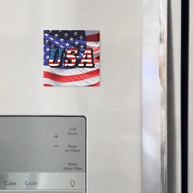 Íman EUA - Bandeira americana (In Situ (Fridge))
