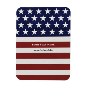Íman EUA bandeira americana costume patriótico do 4 de