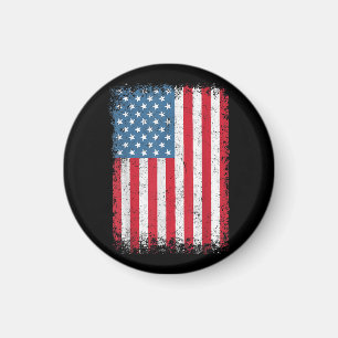 Íman EUA Bandeira Patriótica Americana Para Homens Meni