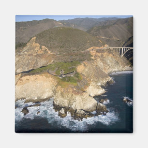 Íman EUA. Califórnia. Big Sur. Ponte Bixby