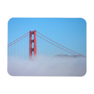 Íman EUA, Califórnia. Golden Gate Bridge de Manhã