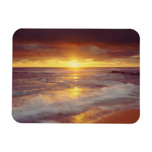 Íman EUA, Califórnia, San Diego. Praia Sunset Cliffs