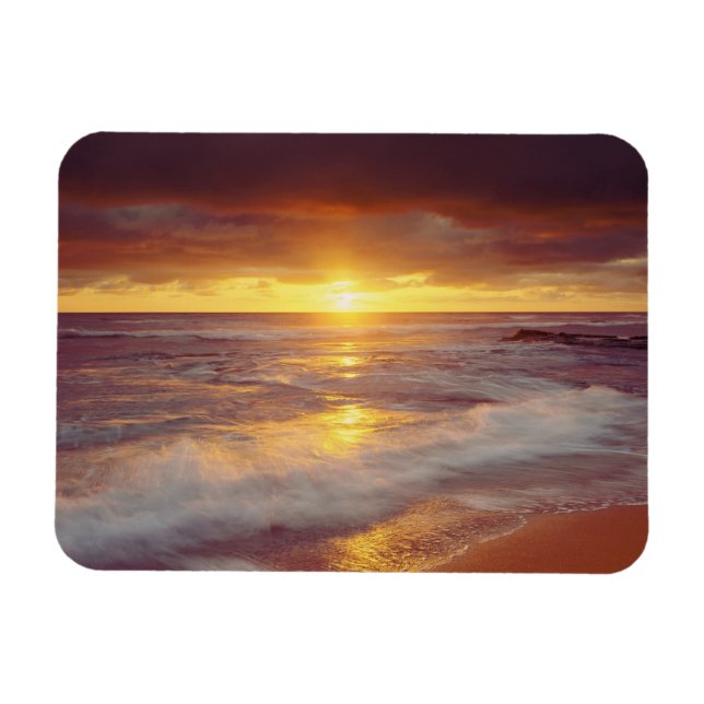 Íman EUA, Califórnia, San Diego. Praia Sunset Cliffs (Horizontal)