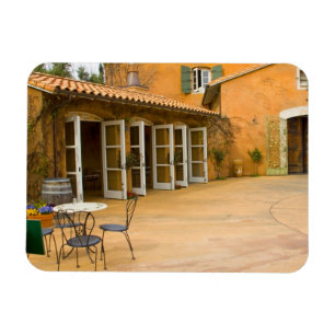 Íman EUA, Califórnia, Sonoma Valley, Pátio na Viansa