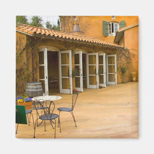 Íman EUA, Califórnia, Sonoma Valley, Pátio na Viansa
