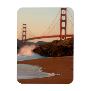 Íman EUA, Califórnia. Vista da Ponte Golden Gate