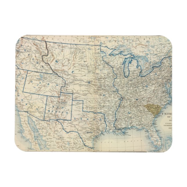 Íman EUA Dez 1860 (Horizontal)