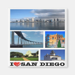 Íman EUA - Estados Unidos da América - San Diego - I L