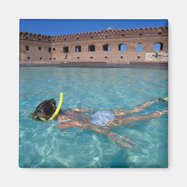 Íman EUA, FL, Florida Keys, Fort Jefferson, 1846, (Frente)