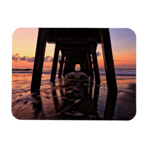 Íman EUA, Geórgia, Tybee Island, Pier em Tybee Island