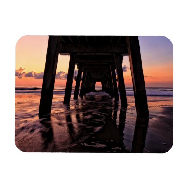 Íman EUA, Geórgia, Tybee Island, Pier em Tybee Island (Horizontal)