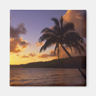 Íman EUA, Havaí, Kauai, Colorido nascer do sol em um 2