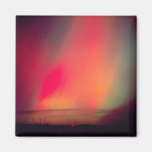 Íman EUA, Idaho. Aurora boreal, luzes do norte em