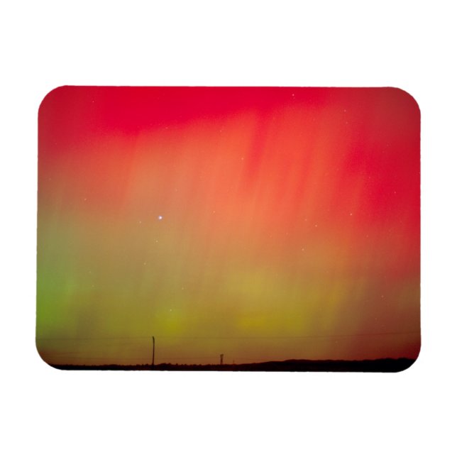 Íman EUA, Idaho. Aurora borealis, luzes do norte às 2 (Horizontal)
