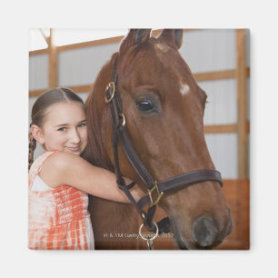 Íman EUA, Illinois, Metamora, retrato do sorriso