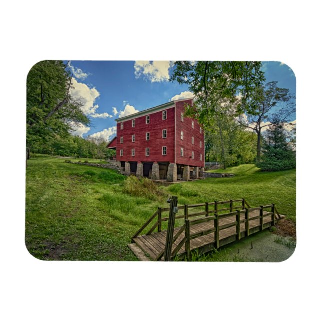 Íman EUA, Indiana, Cutler. Adams Mill (Horizontal)