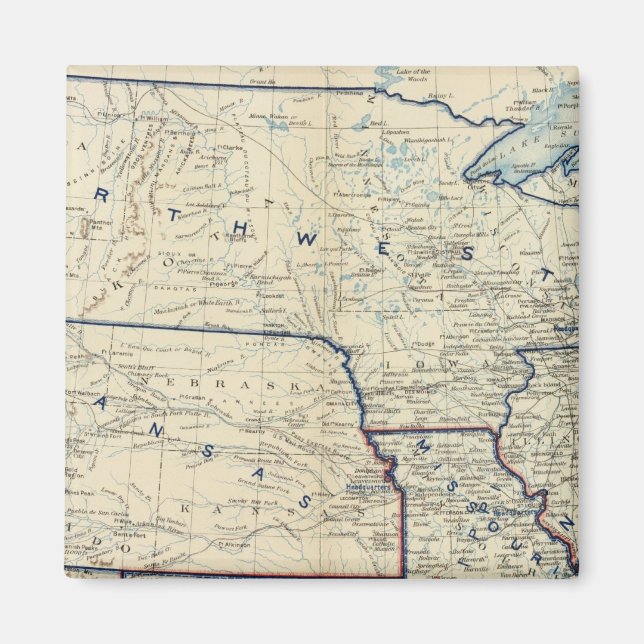 Íman EUA junho 1864 (Frente)