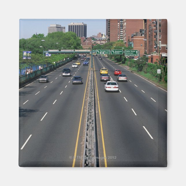 Íman EUA, Massachusetts, Boston, tráfego em Storrow (Frente)