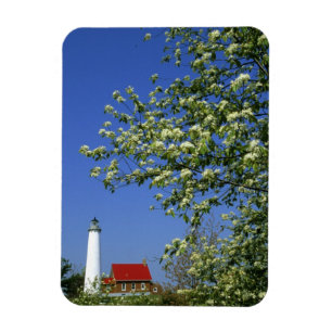 Íman EUA, Michigan, East Tawas. Farol de Tawas com