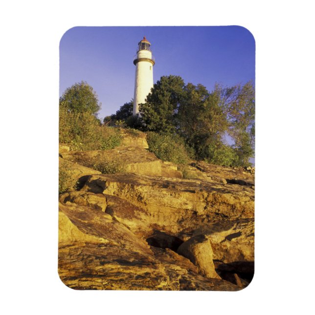 Íman EUA, Michigan, Lake Huron. Pointe Aux Barcas (Vertical)