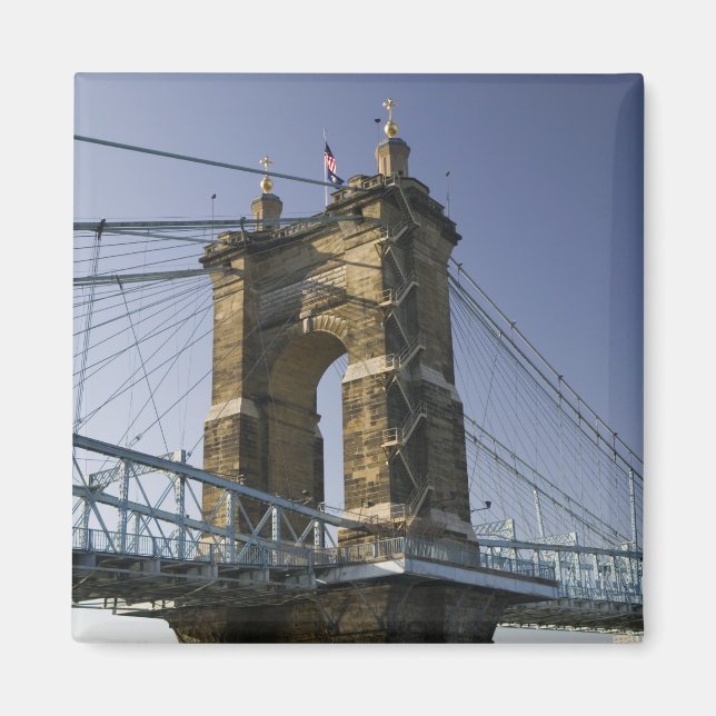 Íman EUA, Ohio, Cincinnati: Roebling Suspension 3 (Frente)