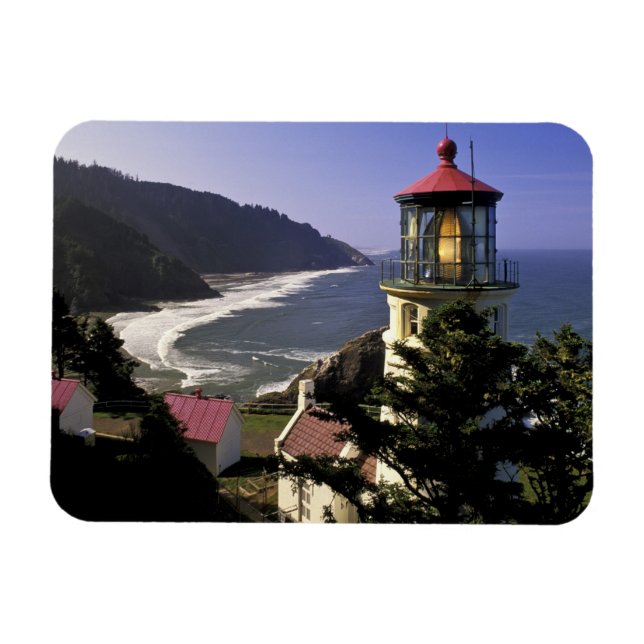 Íman EUA, Oregon, Florence. Farol de Heceta Head (Horizontal)