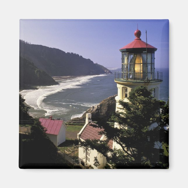 Íman EUA, Oregon, Florence. Farol Heceta Head (Frente)