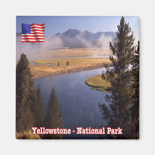 Íman EUA Parque Nacional Yellowstone - Panorama
