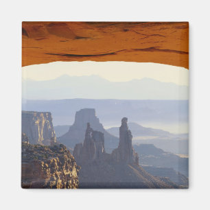 Íman EUA, Utah, Parque Nacional Canyonlands, Vista de