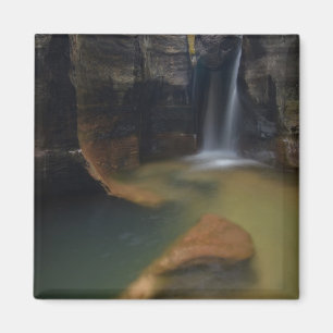 Íman EUA, Utah, Parque Nacional de Zion. Keyhole Falls
