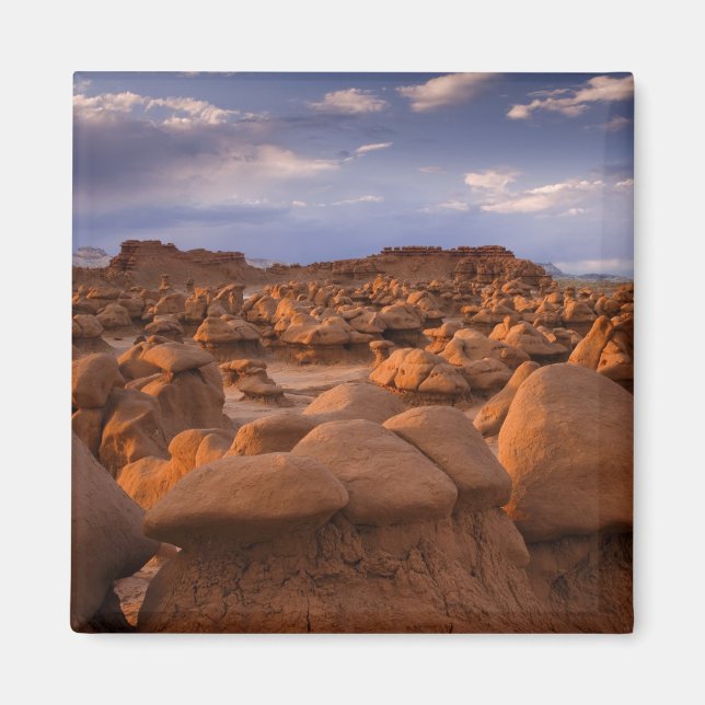 Íman EUA; Utah. Vista do Goblin Valley State Park em (Frente)