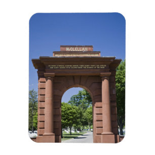 Íman EUA, VA, Arlington. Portão McClellan em Arlington