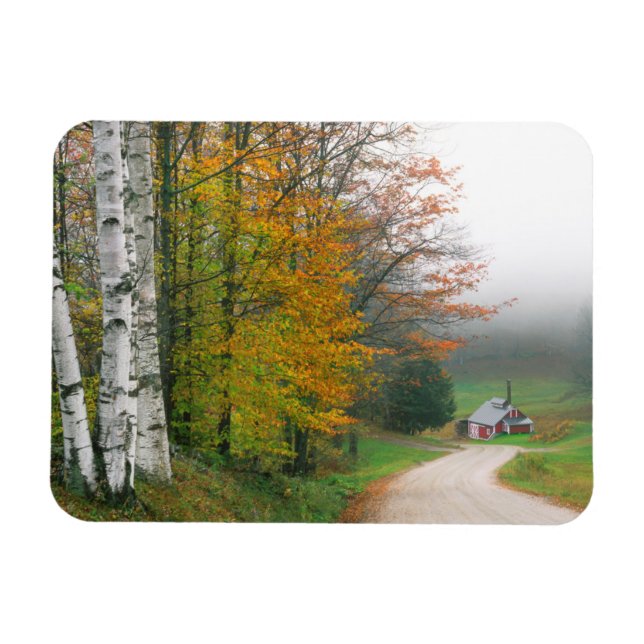 Íman EUA, Vermont. Casa de Açúcar Perto da Cidade de So (Horizontal)
