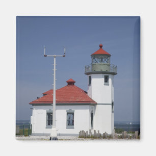 Íman EUA, Washington, Seattle, Alki Point Lighthouse,
