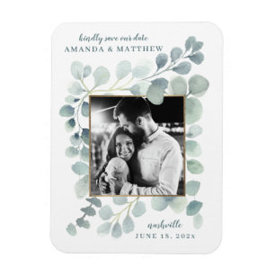 Íman Eucalipto Verde Azul-Folhagem-Folhagem