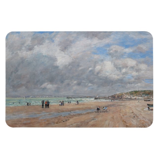 Íman Eugene Boudin - A praia em Deauville (Horizontal)