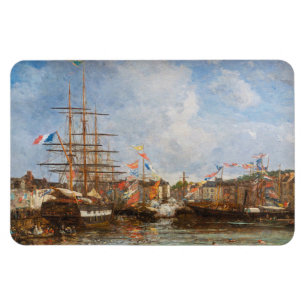 Íman Eugene Boudin - Festival no Porto de Honfleur