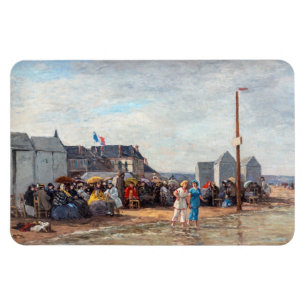 Íman Eugene Boudin - Hora do banho em Trouville