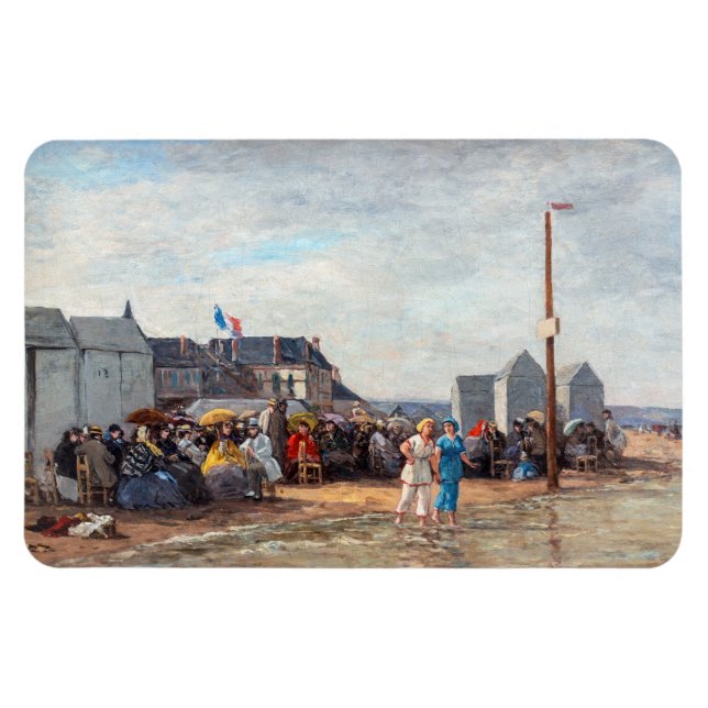 Íman Eugene Boudin - Hora do banho em Trouville (Horizontal)