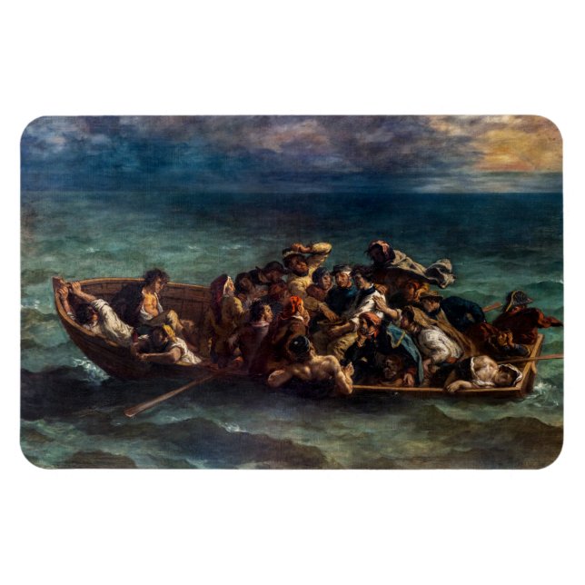 Íman Eugene Delacroix - O naufrágio de Don Juan (Horizontal)