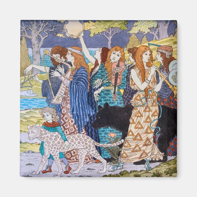 Íman Eugene Grasset - Painel Decorativo Harmonia (Frente)