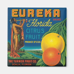 Íman Eureka Florida Citrus Fruta