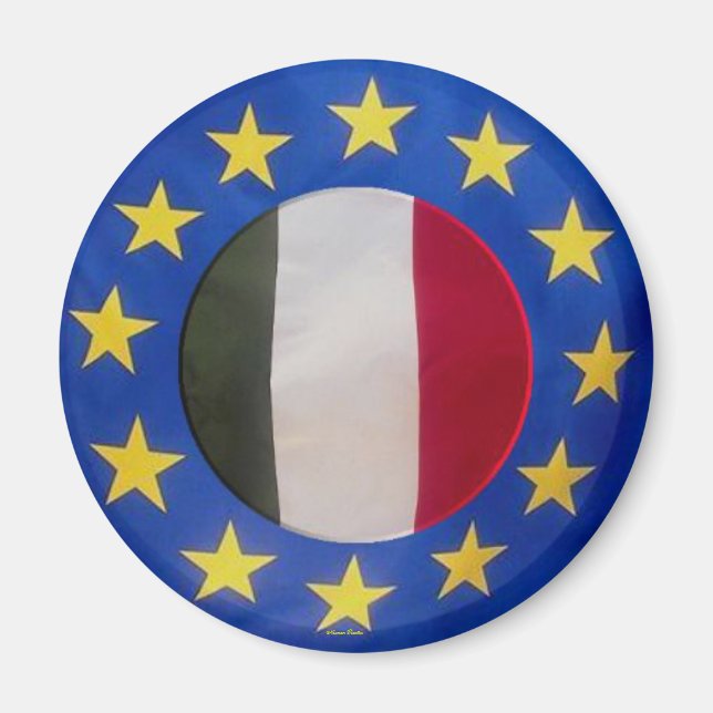 Íman Euro 2008 - Itália - Magnet (Frente)